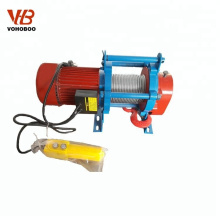 500kg~2000kg type electric wire rope lifting winch